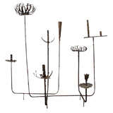 Exceptional and Monumental Paul Evans Candelabra